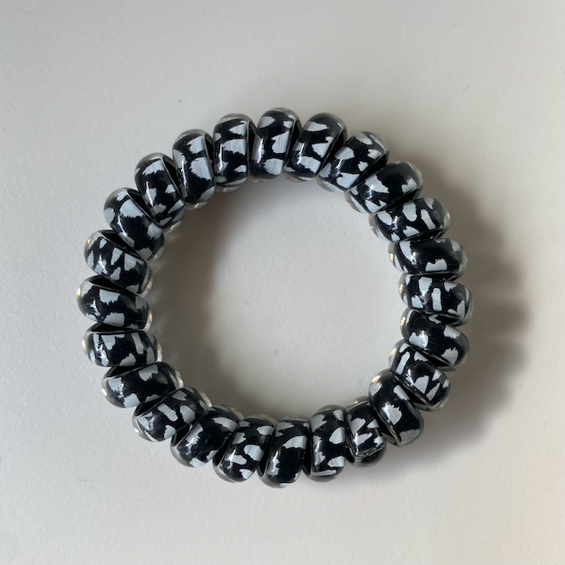 カーリーヘアゴム - Rubber Band for Curly Hair ヒョウ柄